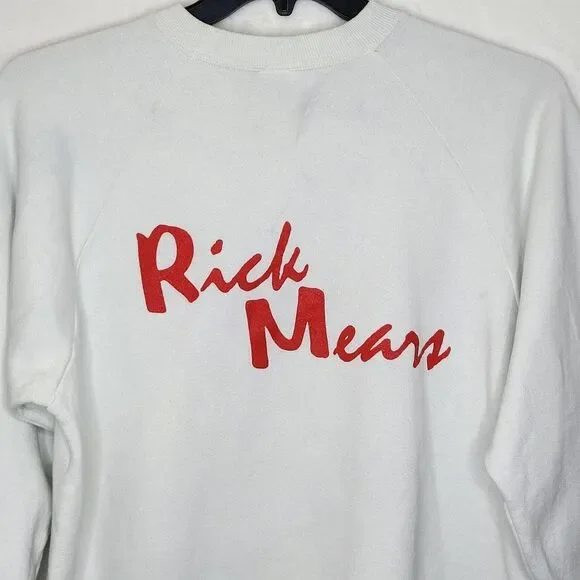 Vintage 80s Pennzoil Motorsport Rick Mears Racing Sweatshirt Size XL - Picture 10 of 15